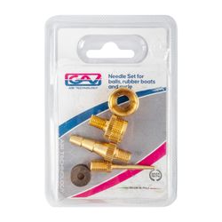 Inflating Needle Set, Balls Schrader To Presta Valves & Inflatables